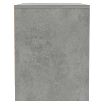 Berkfield Bedside Cabinet Concrete Grey 45x34x44.5 cm Engineered Wood