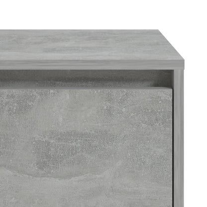 Berkfield Bedside Cabinet Concrete Grey 45x34x44.5 cm Engineered Wood
