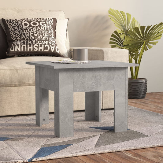 Berkfield Coffee Table Concrete Grey 55x55x42 cm Engineered Wood