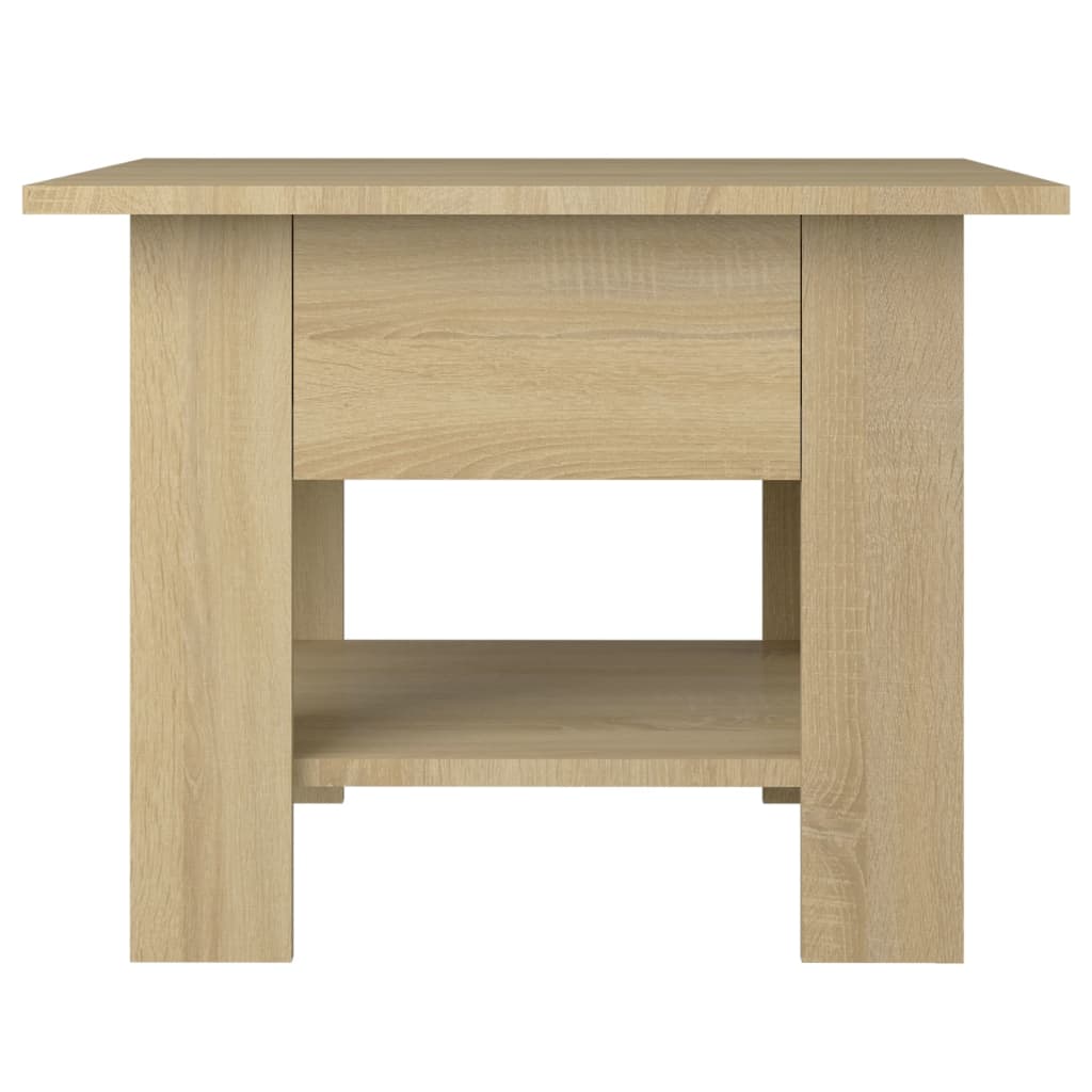 Berkfield Coffee Table Sonoma Oak 55x55x42 cm Engineered Wood