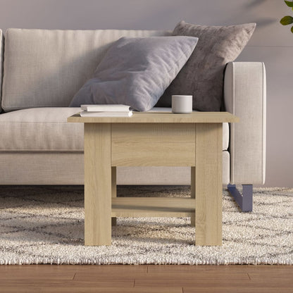 Berkfield Coffee Table Sonoma Oak 55x55x42 cm Engineered Wood