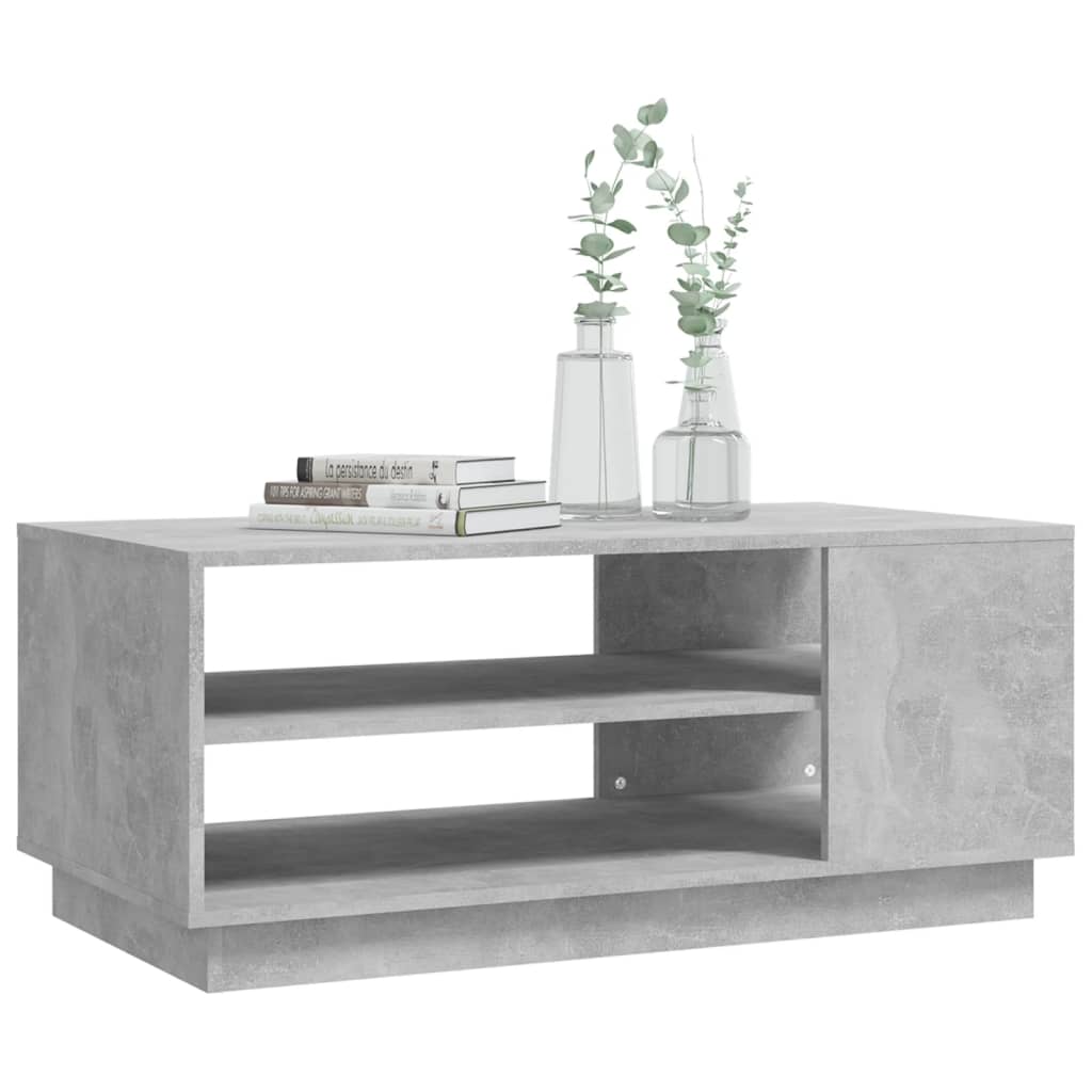 Berkfield Coffee Table Concrete Grey 102x55x43 cm Engineered Wood