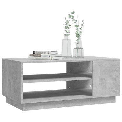 Berkfield Coffee Table Concrete Grey 102x55x43 cm Engineered Wood