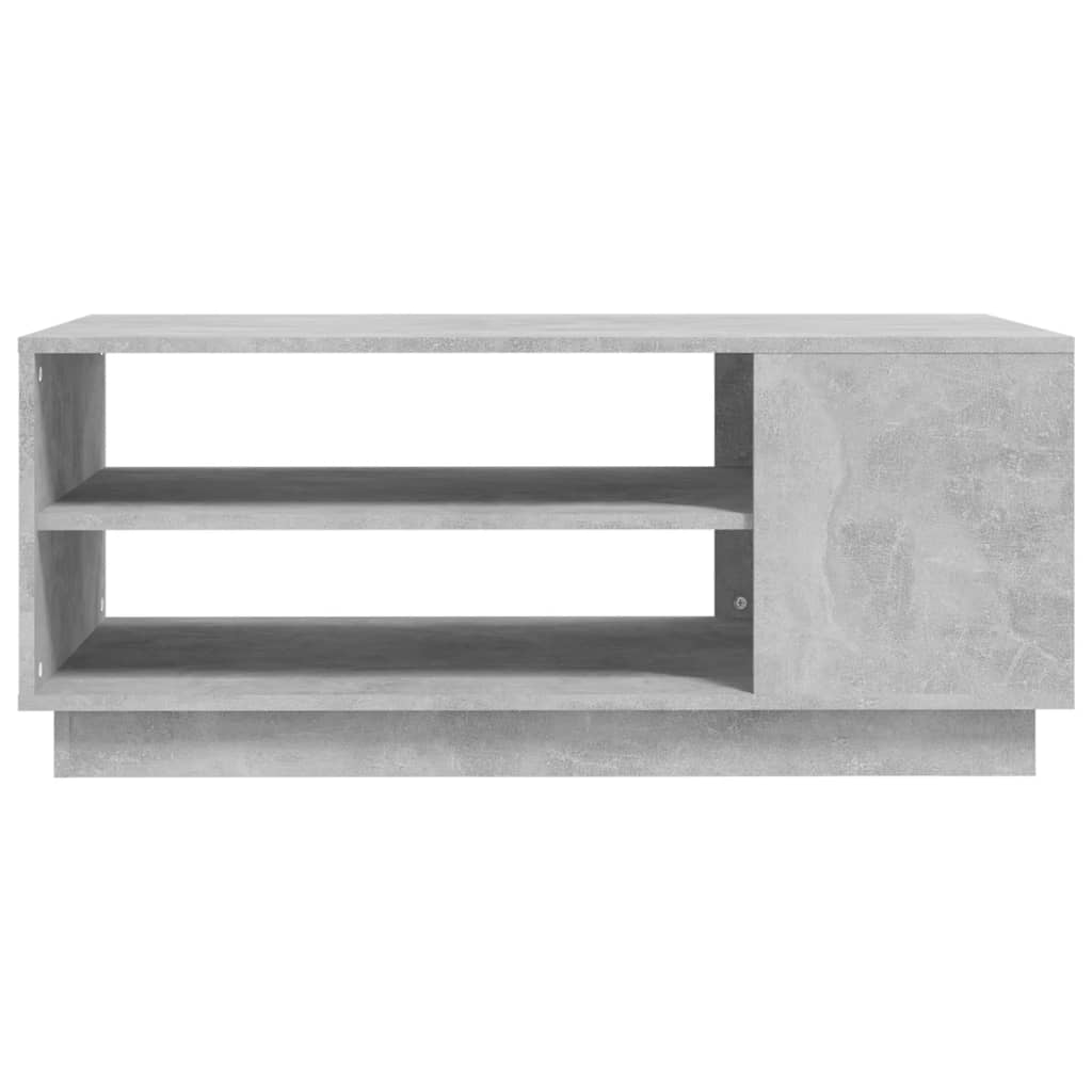 Berkfield Coffee Table Concrete Grey 102x55x43 cm Engineered Wood