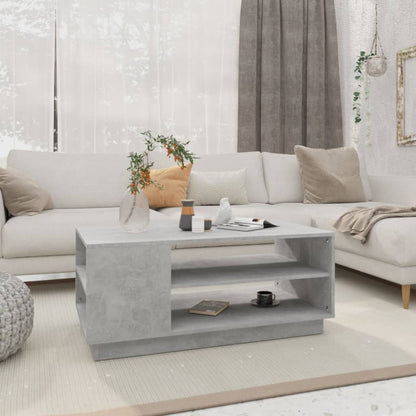 Berkfield Coffee Table Concrete Grey 102x55x43 cm Engineered Wood
