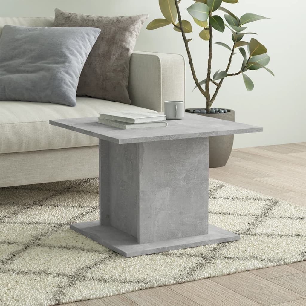 Berkfield Coffee Table Concrete Grey 55.5x55.5x40 cm Engineered Wood