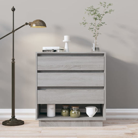Berkfield Sideboard Grey Sonoma 70x41x75 cm Engineered Wood