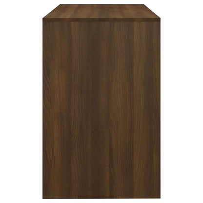 Berkfield Desk Brown Oak 101x50x76.5 cm Engineered Wood