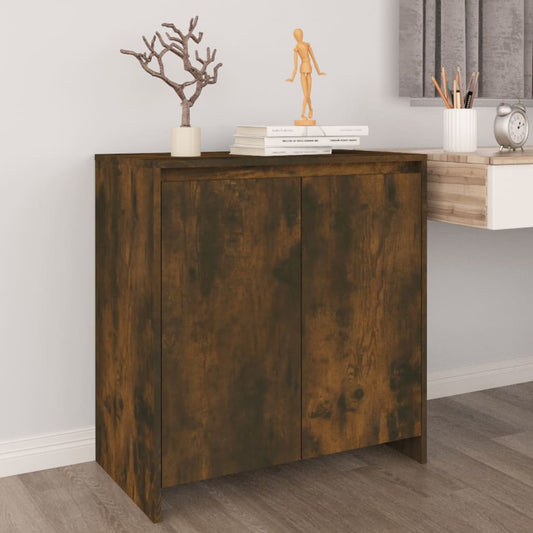 Berkfield Sideboard Smoked Oak 70x41x75 cm Engineered Wood