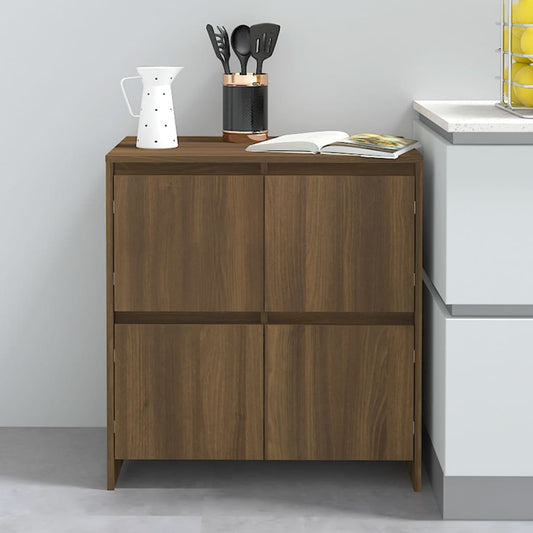 Berkfield Sideboard Brown Oak 70x41x75 cm Engineered Wood