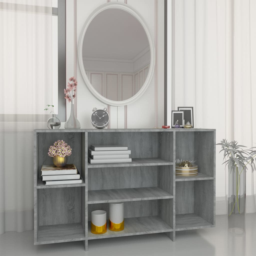 Berkfield Sideboard Grey Sonoma 120x30x75 cm Engineered Wood