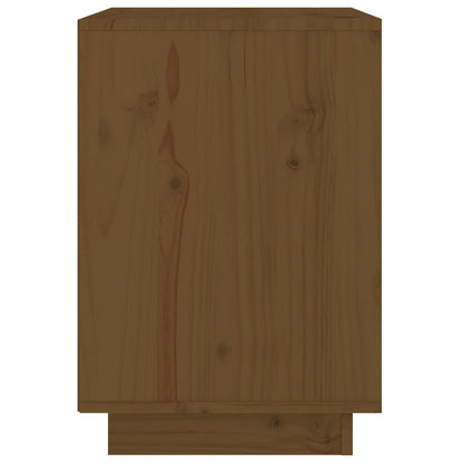 Berkfield Bedside Cabinet Honey Brown 40x35x50 cm Solid Wood Pine
