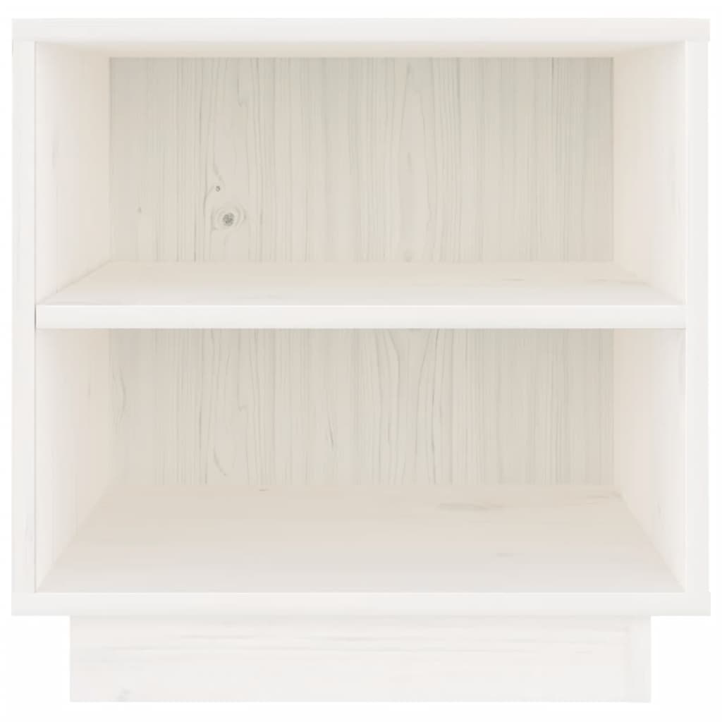 Berkfield Bedside Cabinets 2 pcs White 40x34x40 cm Solid Wood Pine