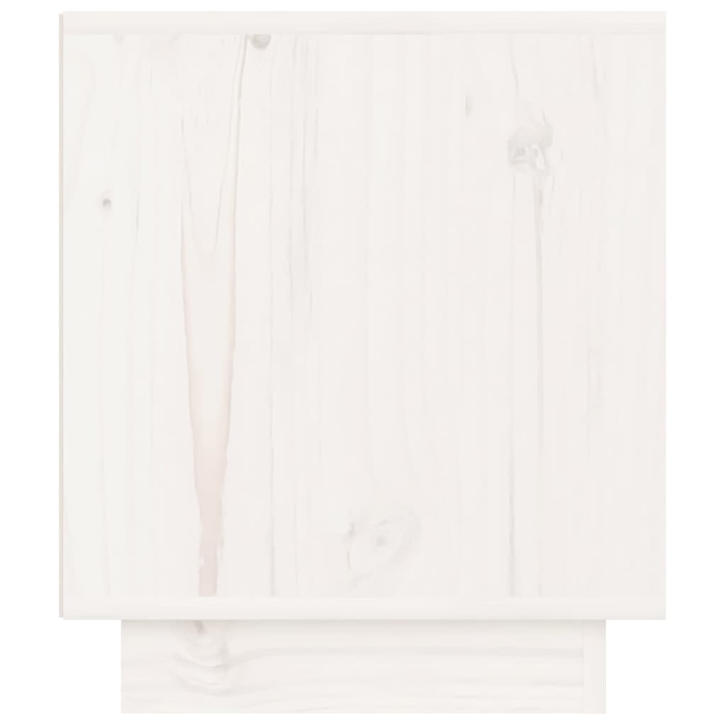 Berkfield Bedside Cabinets 2 pcs White 40x34x40 cm Solid Wood Pine