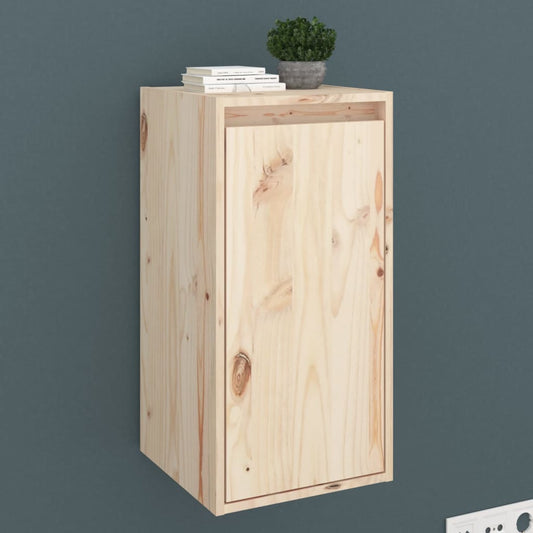Berkfield Wall Cabinet 30x30x60 cm Solid Wood Pine