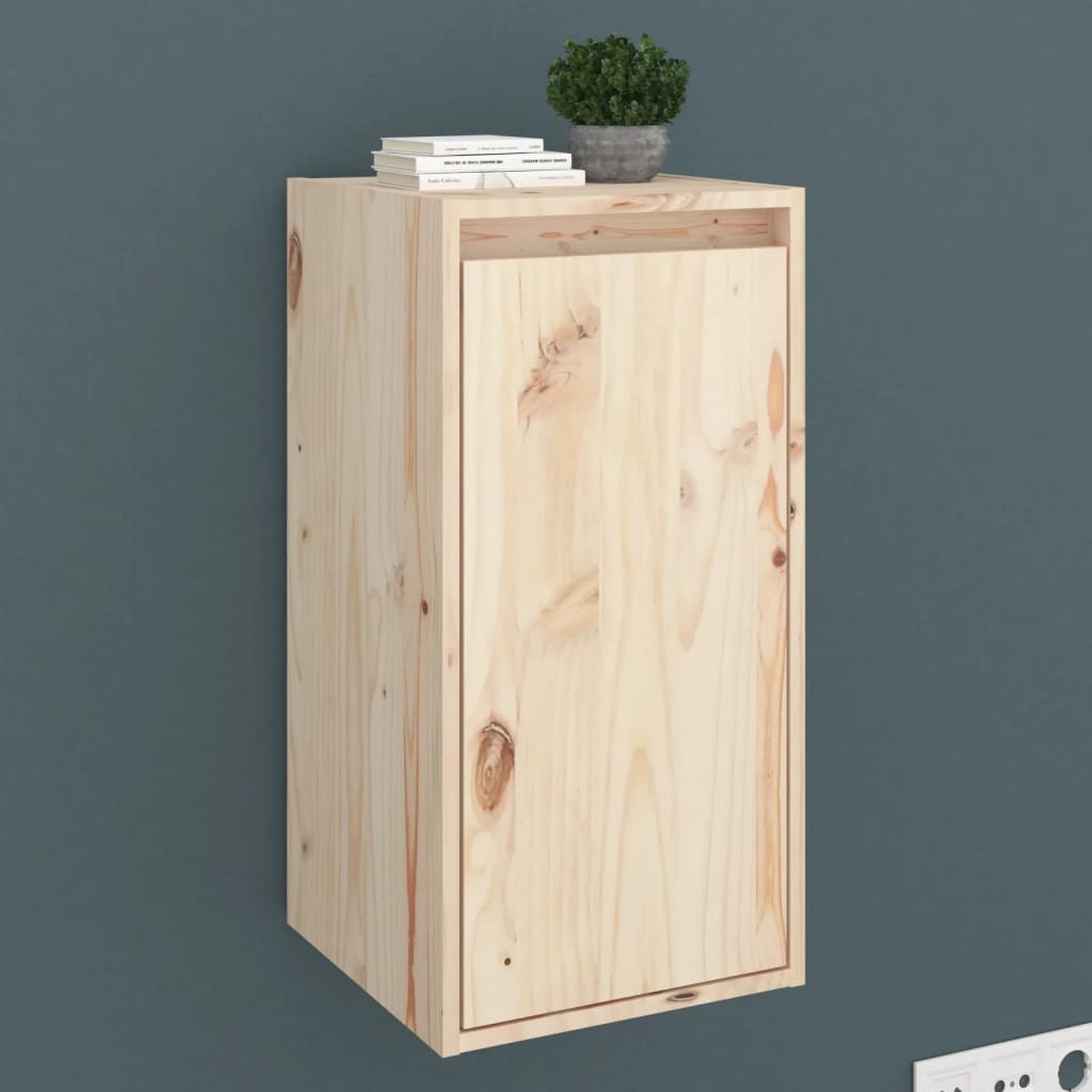 Berkfield Wall Cabinets 2 pcs 30x30x60 cm Solid Wood Pine