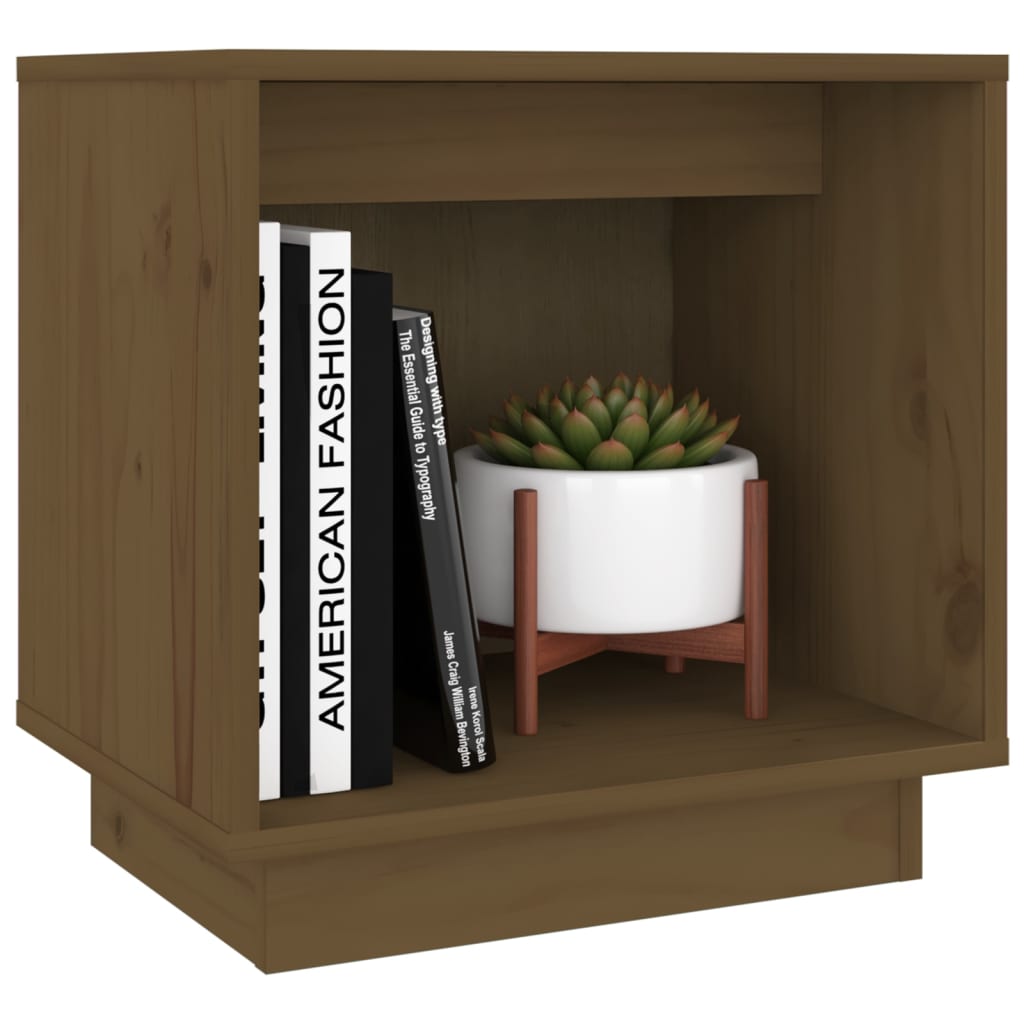 Berkfield Bedside Cabinets 2 pcs Honey Brown 40x30x40 cm Solid Wood Pine