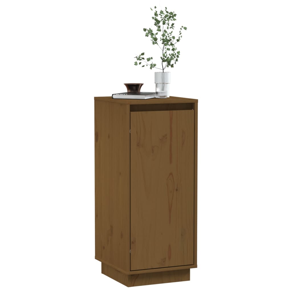 Berkfield Sideboard Honey Brown 31.5x34x75 cm Solid Wood Pine