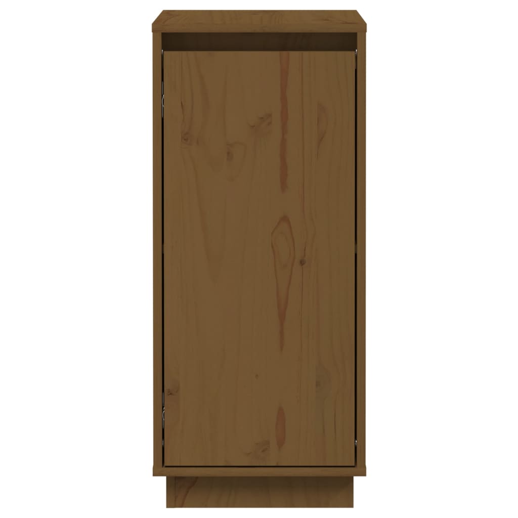Berkfield Sideboard Honey Brown 31.5x34x75 cm Solid Wood Pine