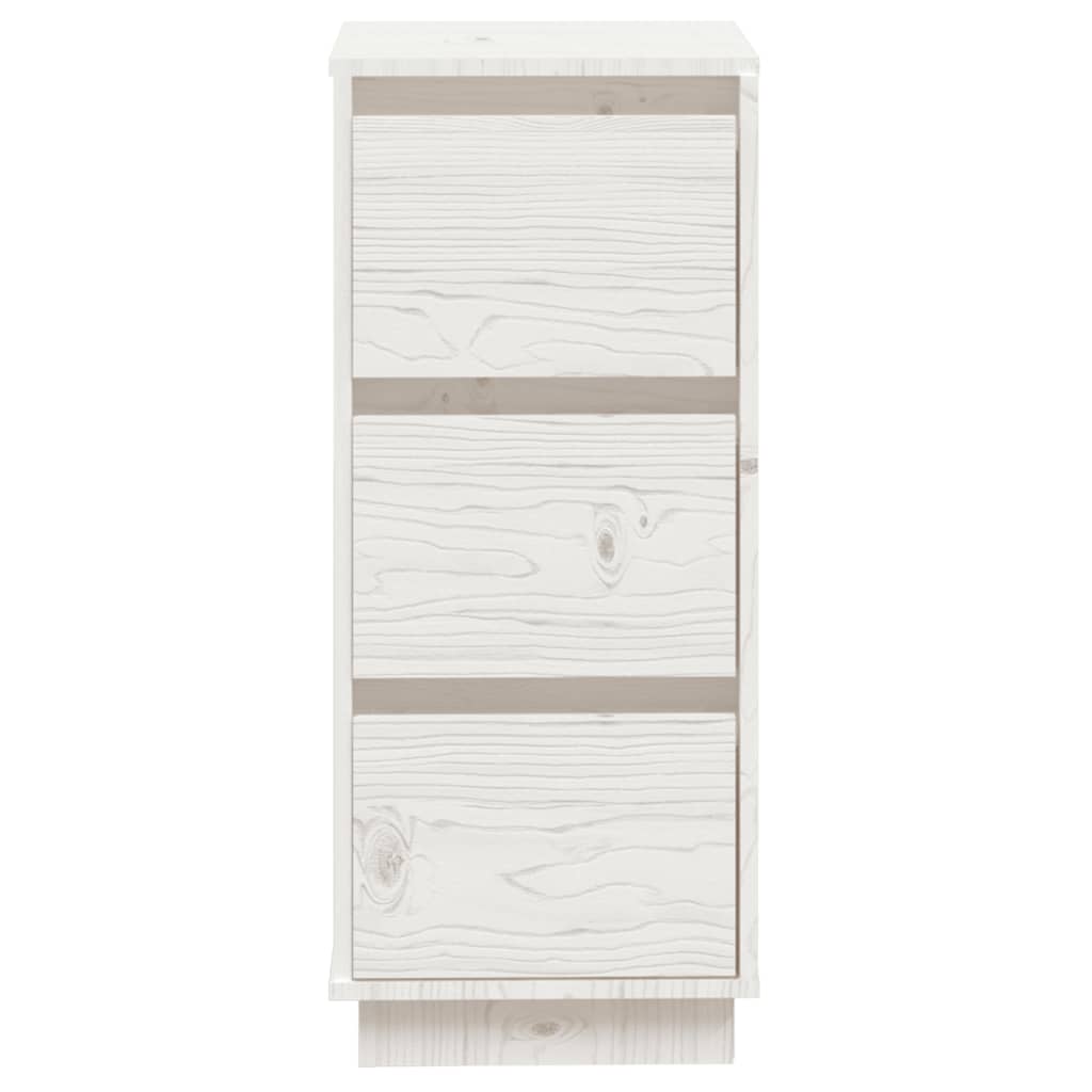 Berkfield Sideboards 2 pcs White 32x34x75 cm Solid Wood Pine