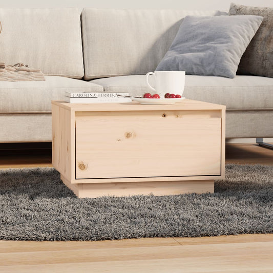 Berkfield Coffee Table 55x56x32 cm Solid Wood Pine