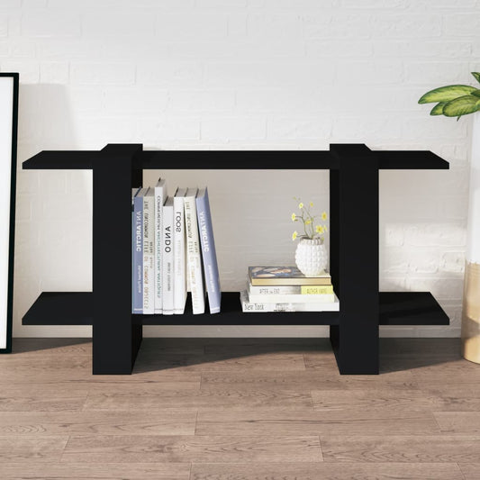 Berkfield Book Cabinet Black 100x30x51 cm Engineered Wood