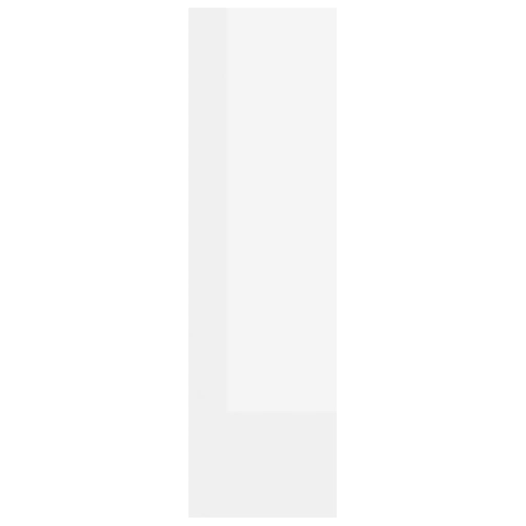 Berkfield Book Cabinet/Room Divider High Gloss White 100x30x103 cm