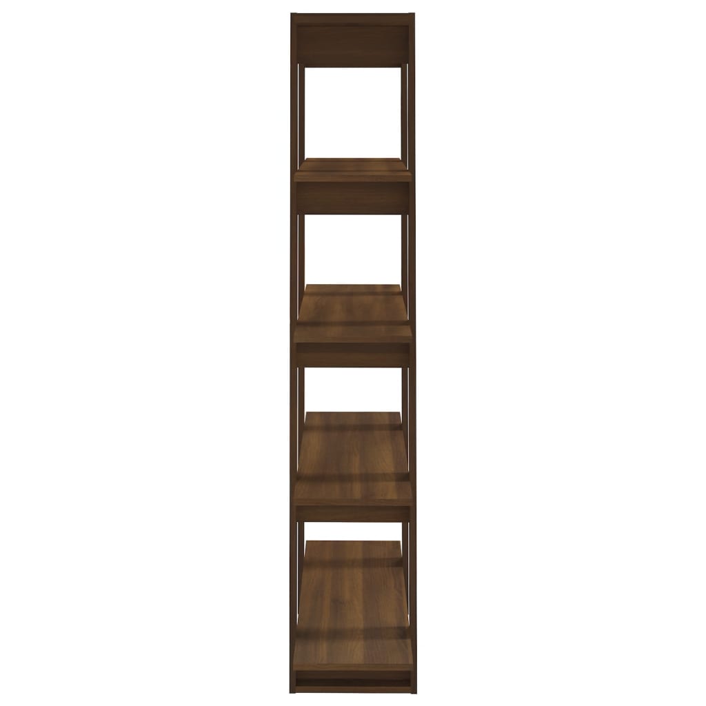 Berkfield Book Cabinet/Room Divider Brown Oak 100x30x160 cm