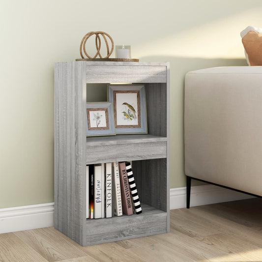 Berkfield Book Cabinet/Room Divider Grey Sonoma 40x30x72 cm