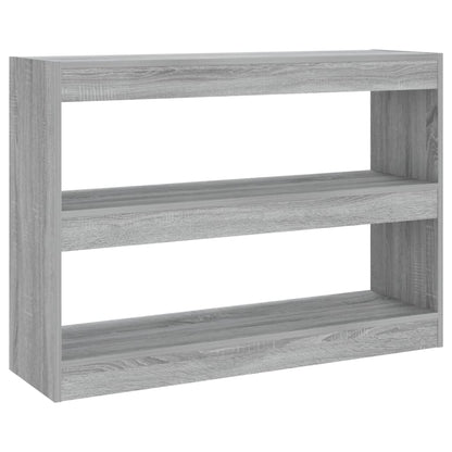 Berkfield Book Cabinet/Room Divider Grey Sonoma 100x30x72 cm