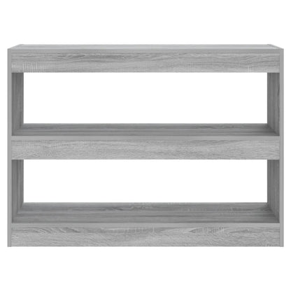 Berkfield Book Cabinet/Room Divider Grey Sonoma 100x30x72 cm