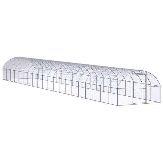 Berkfield Outdoor Chicken Coop 3x20x2 m Galvanised Steel