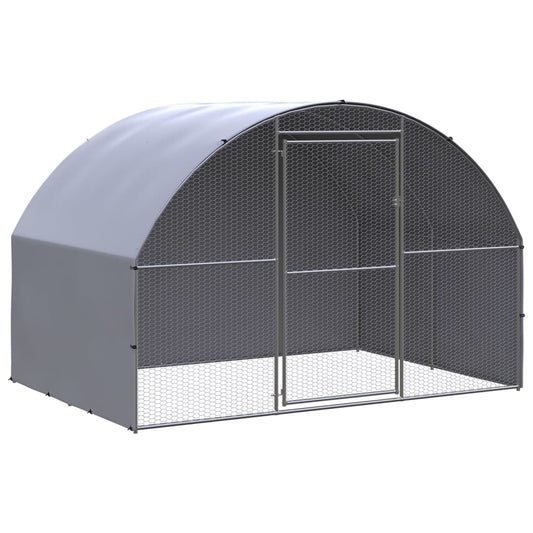 Berkfield Outdoor Chicken Coop 3x2x2 m Galvanised Steel