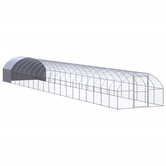 Berkfield Outdoor Chicken Coop 3x20x2 m Galvanised Steel