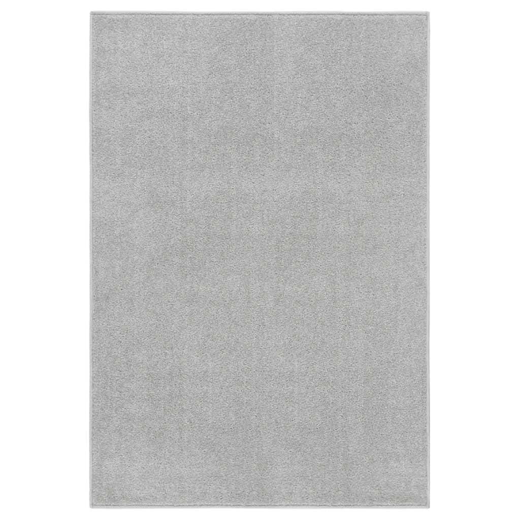 Berkfield Rug Short Pile 200x290 cm Light Grey