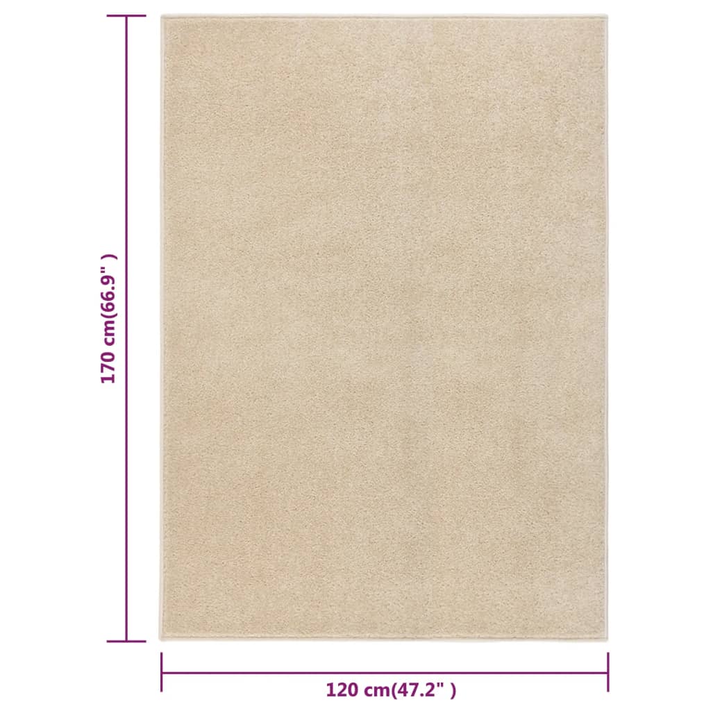 Berkfield Rug Short Pile 120x170 cm Beige