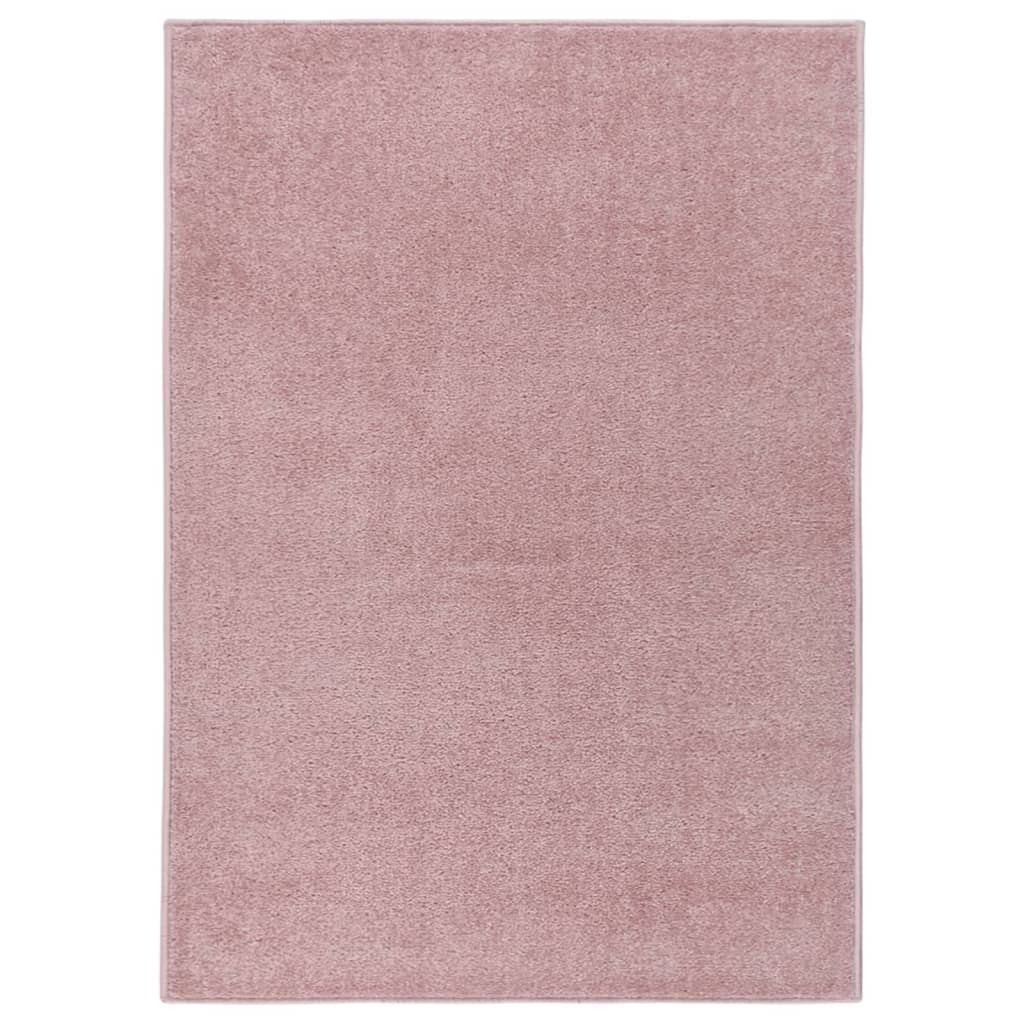 Berkfield Rug Short Pile 120x170 cm Pink