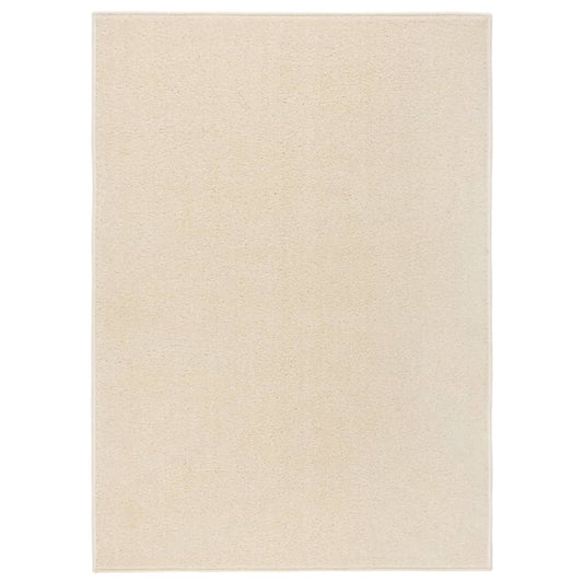 Berkfield Rug Short Pile 120x170 cm Cream