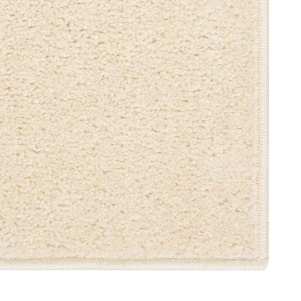 Berkfield Rug Short Pile 120x170 cm Cream