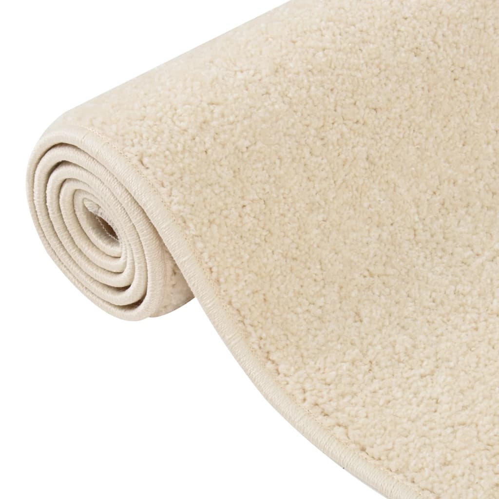 Berkfield Rug Short Pile 120x170 cm Cream