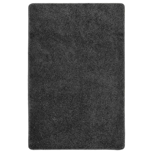Berkfield Shaggy Rug Dark Grey 200x290 cm Anti Slip