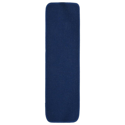 Berkfield Anti Slip Stair Mats 15 pcs 75x20 cm Navy Blue Rectangular