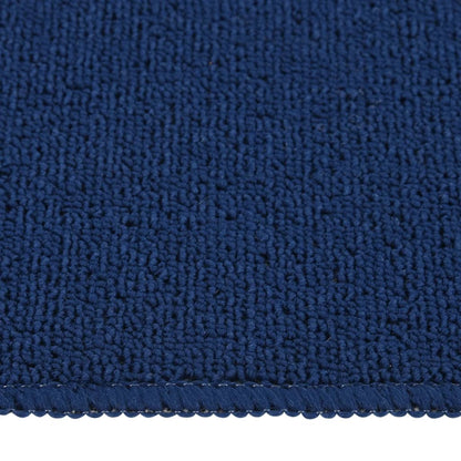 Berkfield Anti Slip Stair Mats 15 pcs 75x20 cm Navy Blue Rectangular