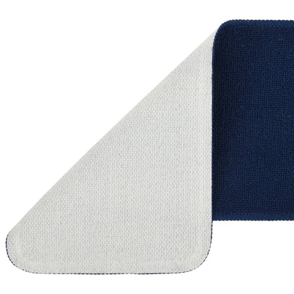 Berkfield Anti Slip Stair Mats 15 pcs 75x20 cm Navy Blue Rectangular