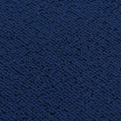 Berkfield Anti Slip Stair Mats 15 pcs 75x20 cm Navy Blue Rectangular
