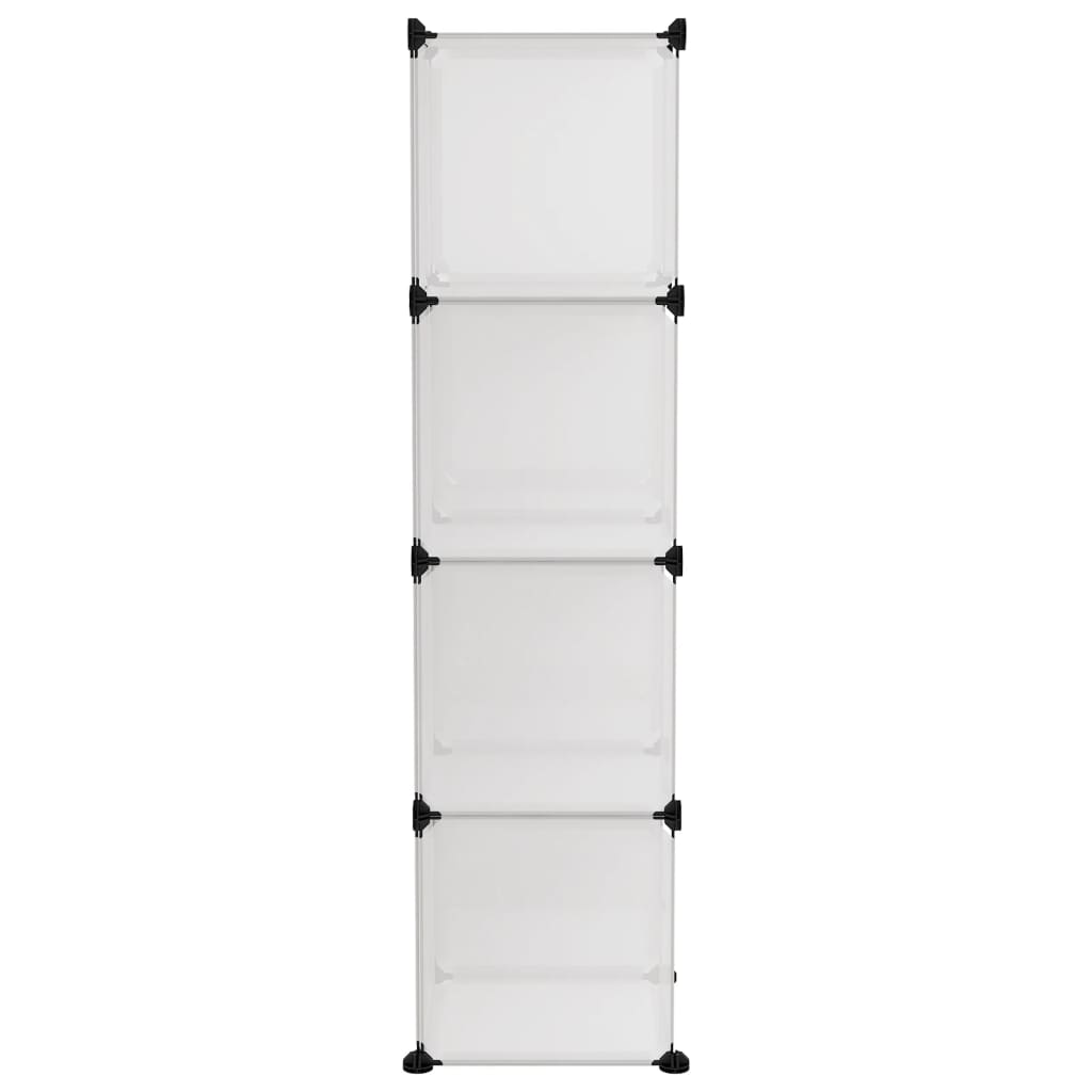 Berkfield Storage Cube Organiser with 9 Cubes Transparent PP