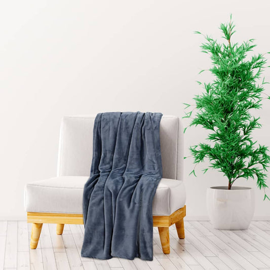 Berkfield Blanket Ultimate Grey 130x170 cm Polyester