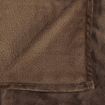 Berkfield Blanket Cocoa Brown 150x200 cm Polyester