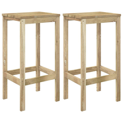 Berkfield 3 Piece Garden Bar Set Impregnated Pinewood