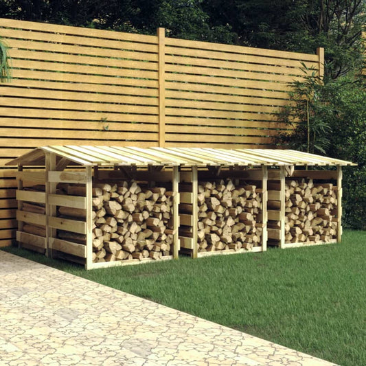 Berkfield Pergolas with Roofs 6 pcs 100x90x100 cm Impregnated Pinewood